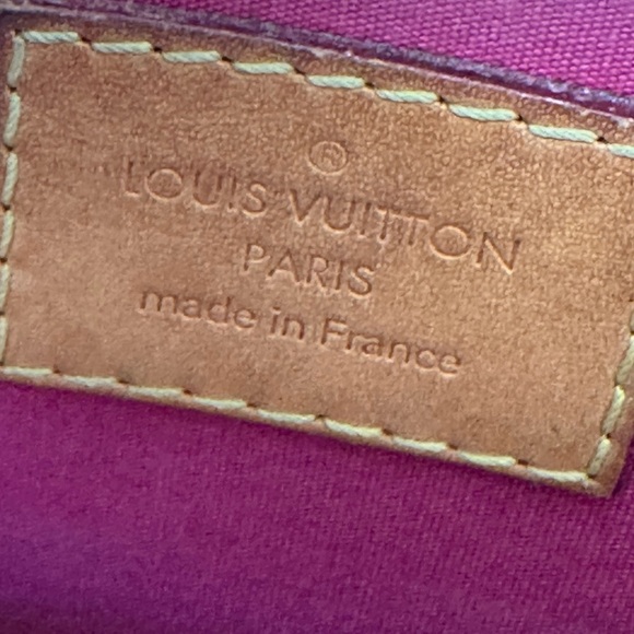 💯Authentic Louis Vuitton Alma BB bag in red monogram vernis leather🍀 - Picture 10 of 14